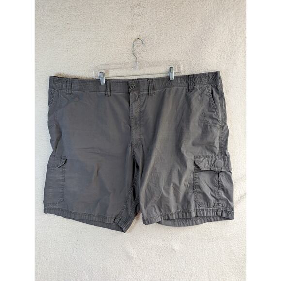 Lee Extreme Motion Cargo Shorts Mens Sz 54 Gray Elastic Stretch Waist - Picture 1 of 16